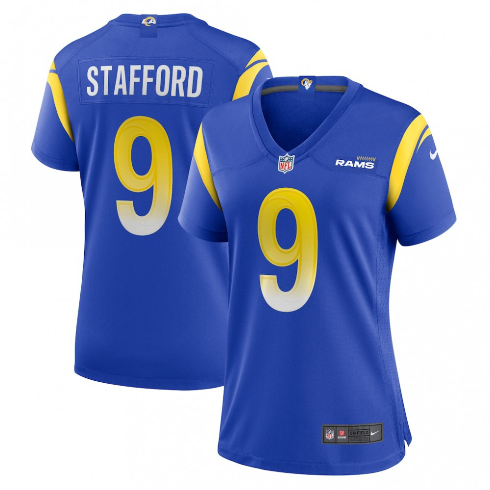 Matthew Stafford Los Angeles Rams Nike Women's Player Jersey - Royal-GridironStore